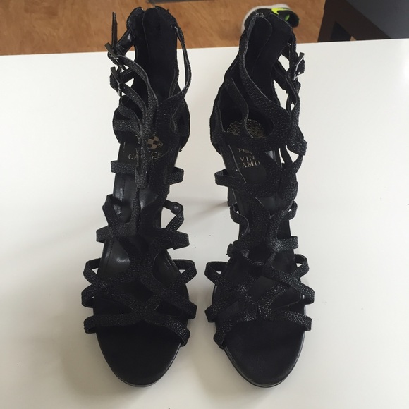 VINCE CAMUTO FANTIN PLATFORM SANDALS SZ 9 new - Picture 2 of 4