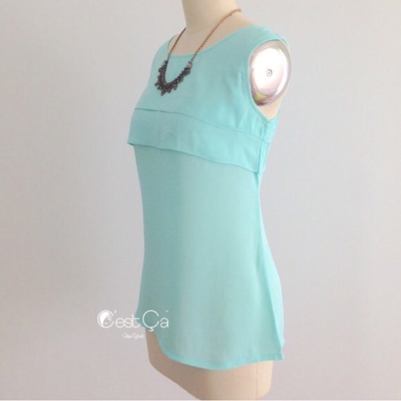  Rita Turquoise Loose Fit Top - Picture 2 of 3