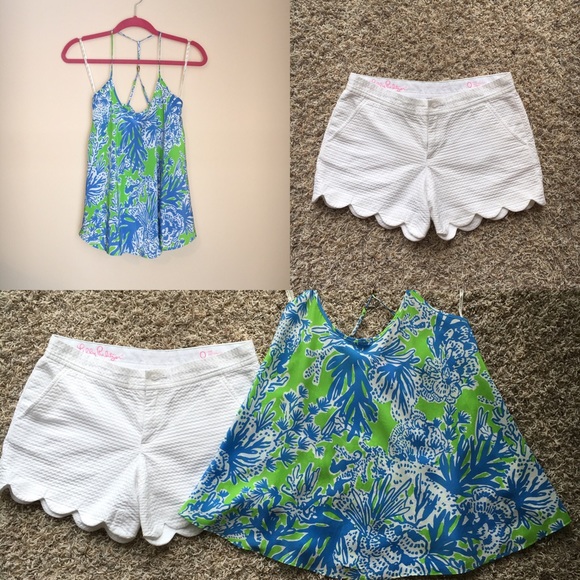 Lilly Pulitzer Bundle! Tank Top and Shorts