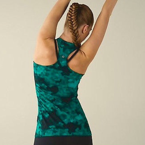 Yoga green Lululemon cool racerback