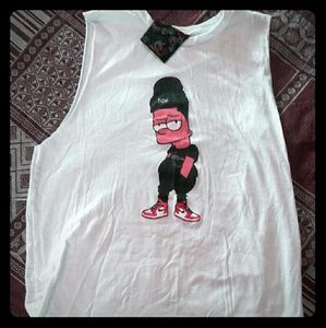 OMIGHTY WEEKEND BART SIMPSON MUSCLE TEE