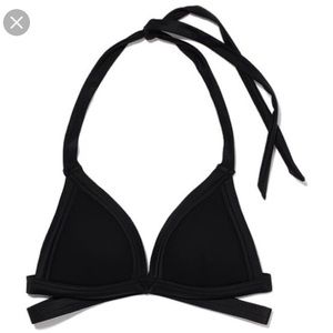 black bikini top