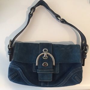 Coach Blue Suede purse