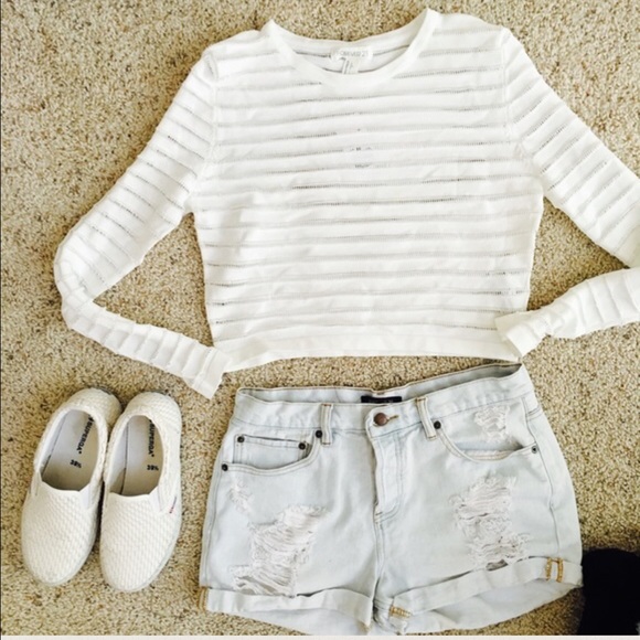 Forever 21 white bandage top - Picture 2 of 3