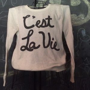C'est la Vie sweater