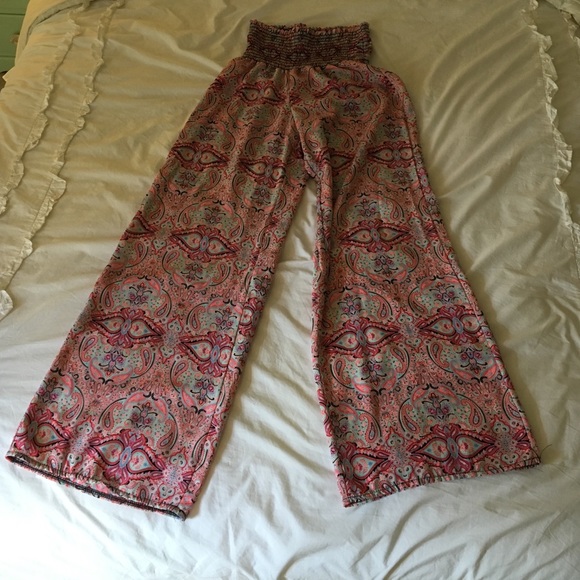 Paisley palazzo pants