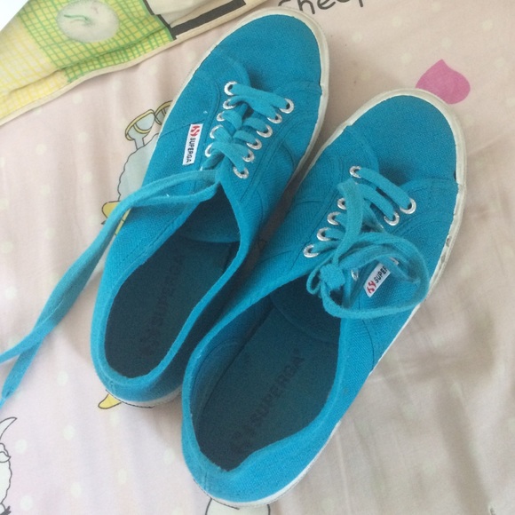 Superga Blue canvas sneakers