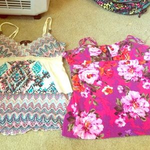 2 XL cute tank tops for summer.