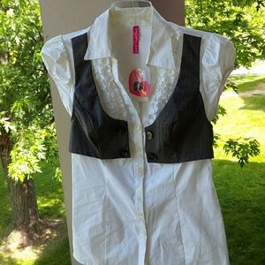 NWT Cute Heart Soul top