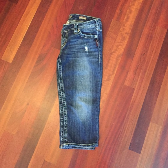 Silver Tuesday Crop jeans