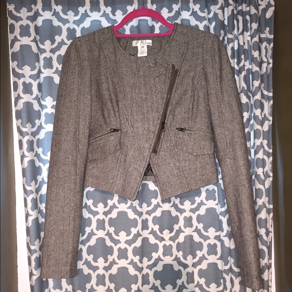 Tweed Cropped Jacket (Anthropologie)