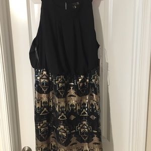 Brand new black Aztec dress