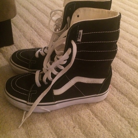 High top vans.