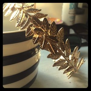 Gold leaf headband