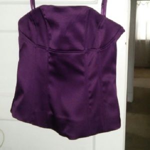 H&M Purple Zipped Corset
