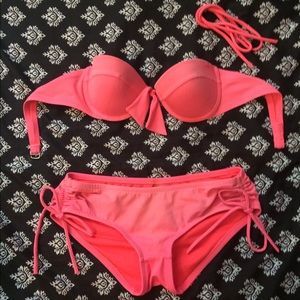Victoria's Secret Bright Peach Bikini