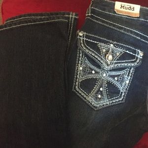 Mudd Denim - Mudd Embellished Skinny Boot Jeans Mudd Denim - Mudd Embellished Skinny Boot Jeans
