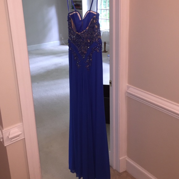 Lex's of Carytown Dresses Cobalt Blue Prom Dress Ball Gown Poshmark