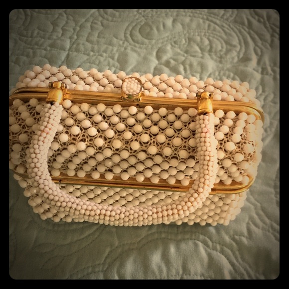 Vintage Faux Pearl Encrusted Bag, 10% off now!