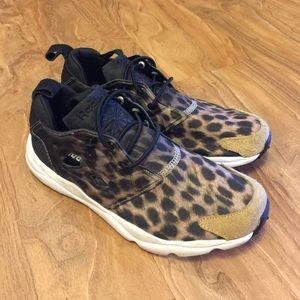 reebok leopard print shoes