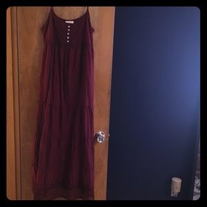 Maternity maxi dress