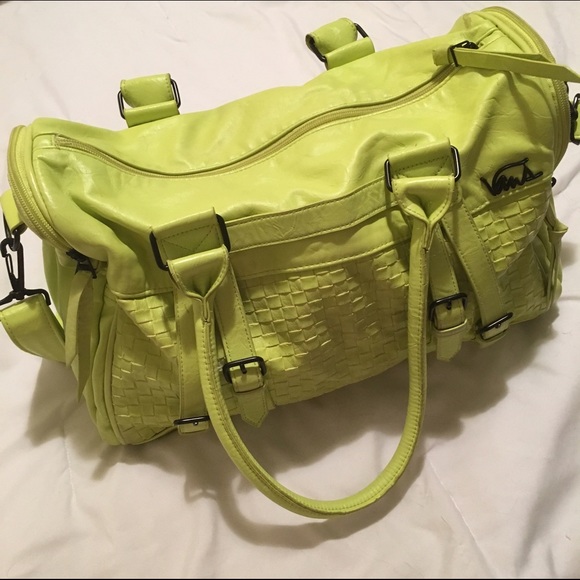 VANS neon green bag