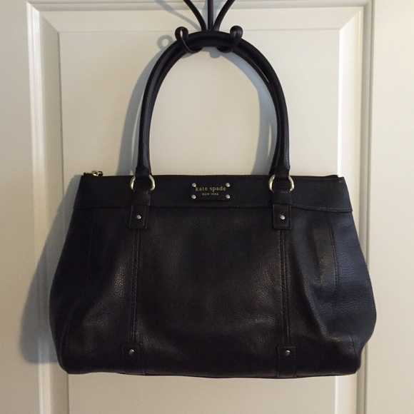 kate spade Handbags - Black leather Kate Spade satchel