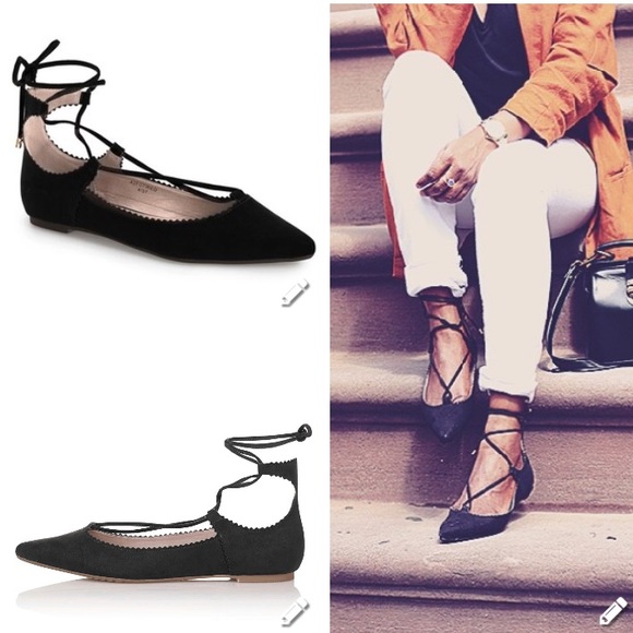 Topshop Ghillie Lace Up Flats