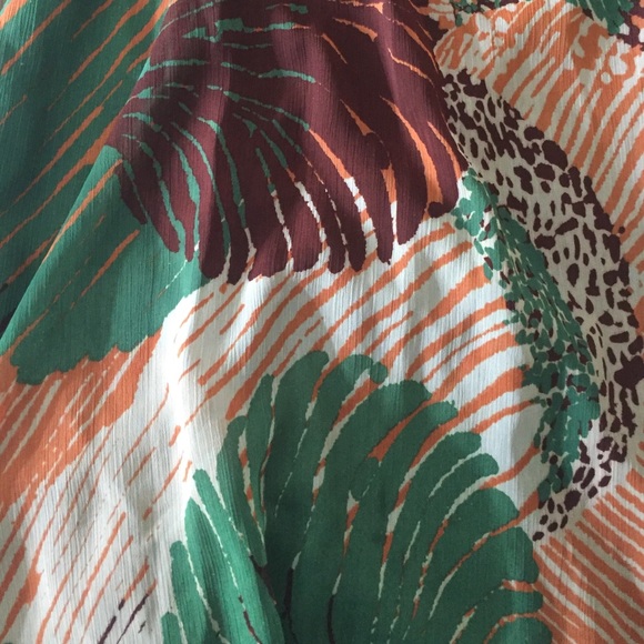 Palm pattern dress - Picture 3 of 4