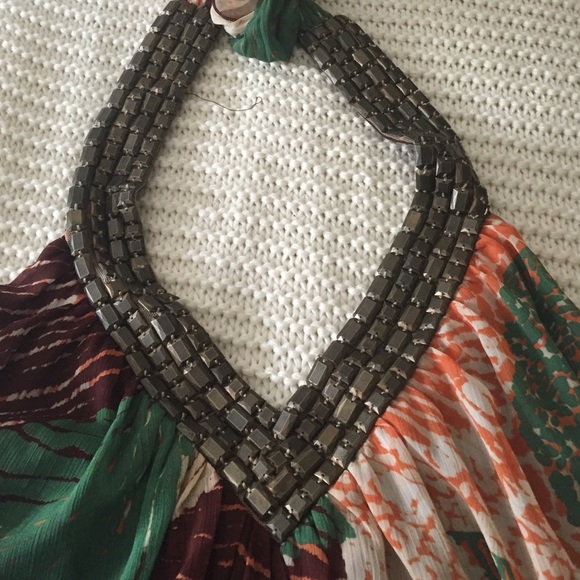 Palm pattern dress - Picture 4 of 4