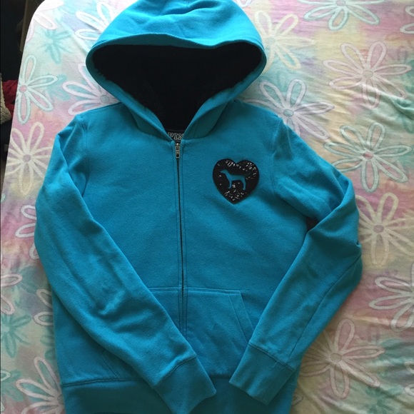 *sold* Victoria's Secret PINK Fleece Lined Sweater