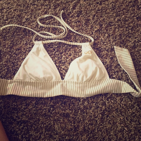 Guess white swim suit top