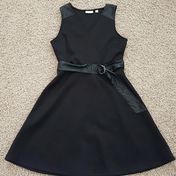 New York and Company Black Flare Dress