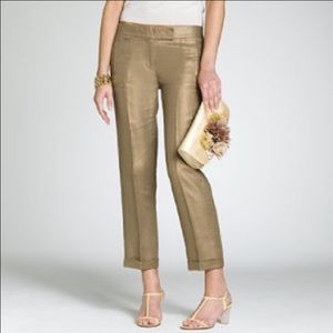 J. Crew Brushed Linen Pants
