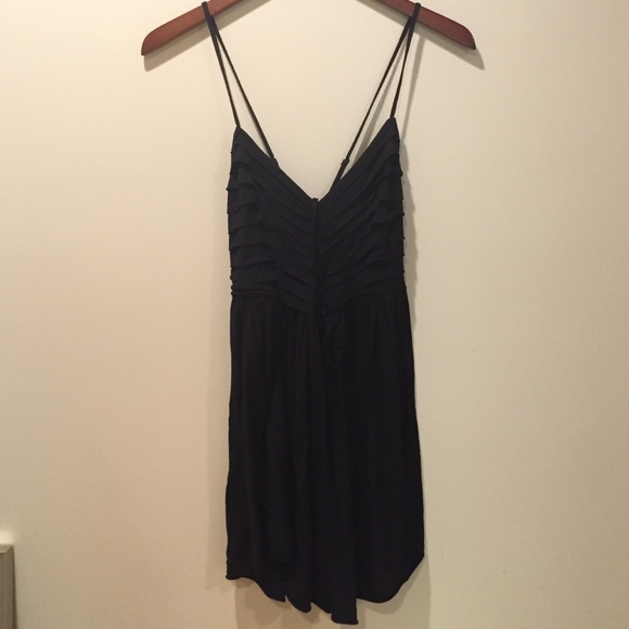 Urban Outfitters Dresses & Skirts - Urban outfitters black cotton tie up straps dress