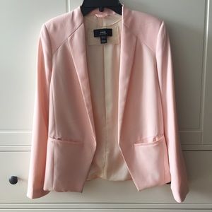Mango Blazers Blush Pink