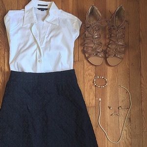 🎉Host Pick🎉 Land's End White Button Down