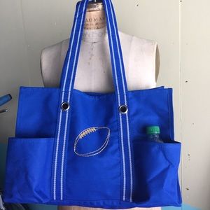 Thirty one spirit collection blue football tote