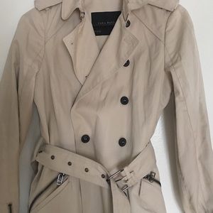 ZARA Trench Coat. Size Small
