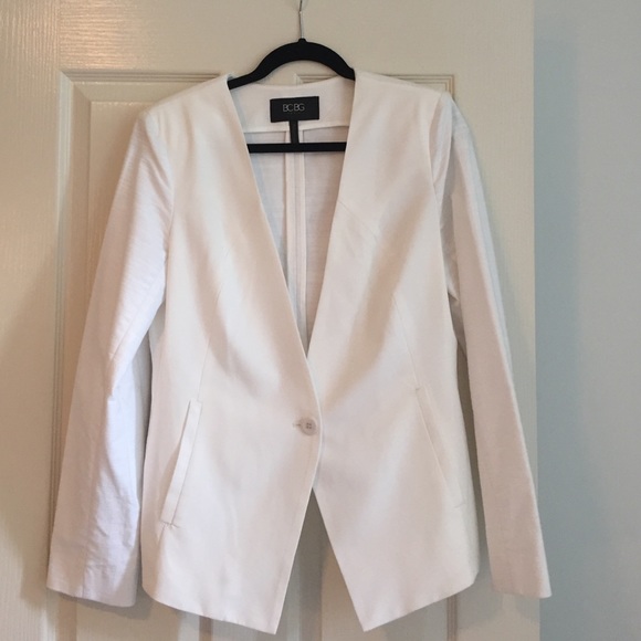 BCBG Paris White Blazer