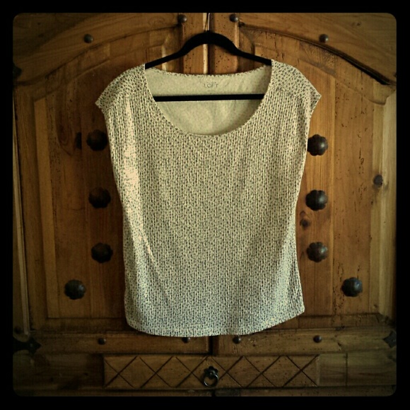 Ann Taylor loft sleeveless summer top.