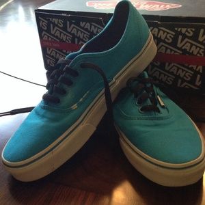 Royal Blue VANS Deck Tennis Shoes