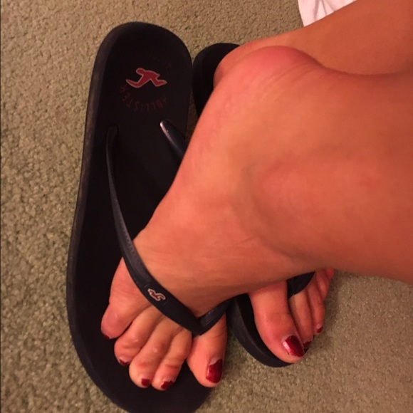 Hollister flip flops navy - Picture 3 of 3