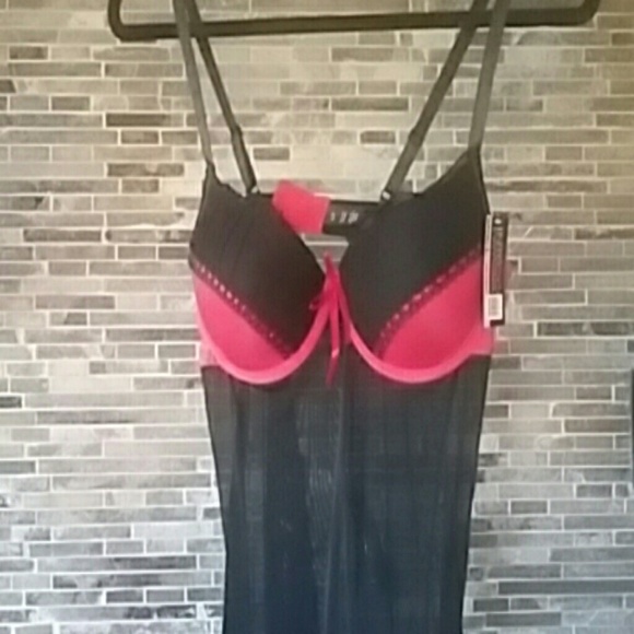 NWT Babydoll Lingerie *Red & Black* Large