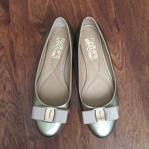 Salvatore Ferragamo Ballerina Flats.