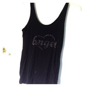 selling a used, tank top with Angel on the front.