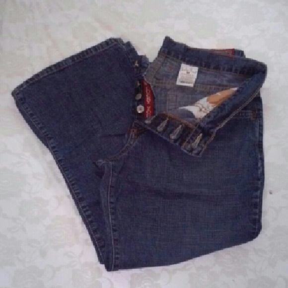 Lucky Brand Classic Fit Crop Jeans