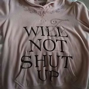Juicy Couture Valor Sweater "Will Not Shut Up"