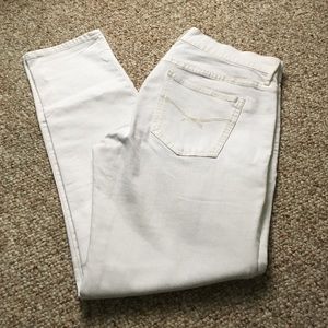 White Gap Skinny Jeans