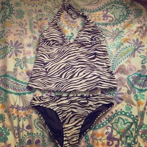 Zebra Print Tankini!!